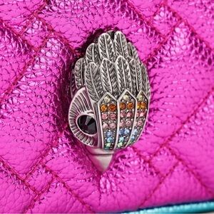Kurt Geiger Pink Quilted Crossbody Bag